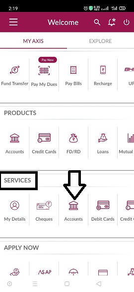 accounts-form-15-g-h-axis-bank-app