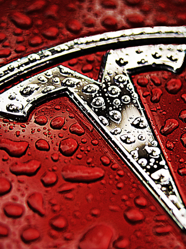 Tesla announces 3-for-1 stock split - tesla red logo